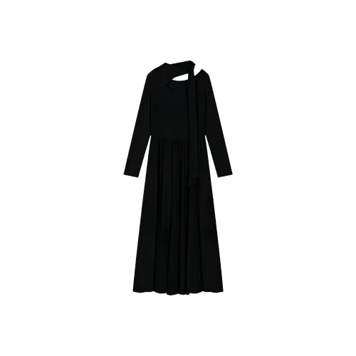 YGPRW Длинное платье с длинным рукавом женское