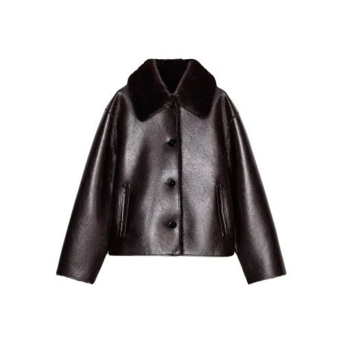 ZARA Коричневый Женский Куртки