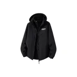 Чёрный (Серебристая лиса, флисовая подкладка)