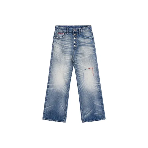 CATSSTAC Синий Унисекс Джинсы