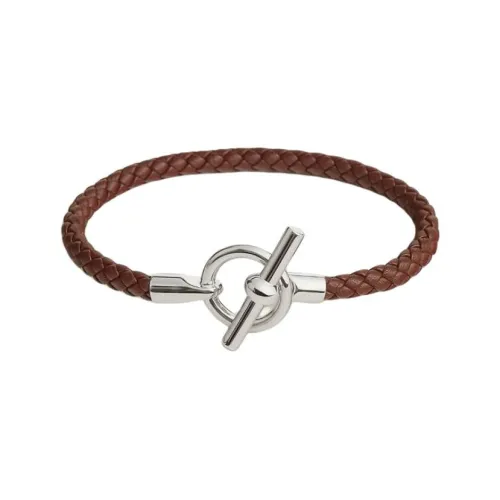 HERMES Swift Телячья кожа Браслеты Мужской Коричневый