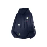 Темно-синий [Тяжелый полиэстер-хлопок] с флисовой подкладкой