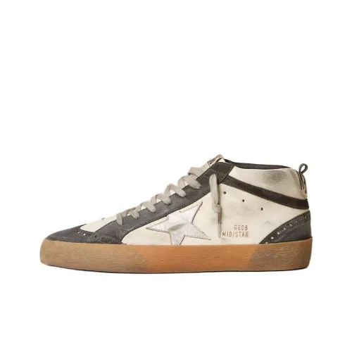 Golden Goose Mid Star MID Топ Скейтборд Кроссовки Мужские Белые