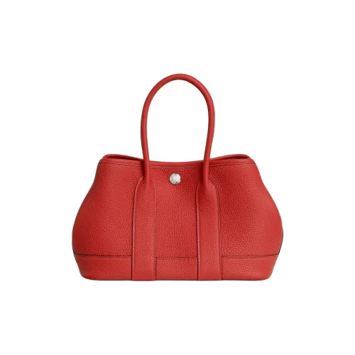HERMES NEO GARDEN 23 Коровья кожа Togo Сумка Женская Искрящийся Красный