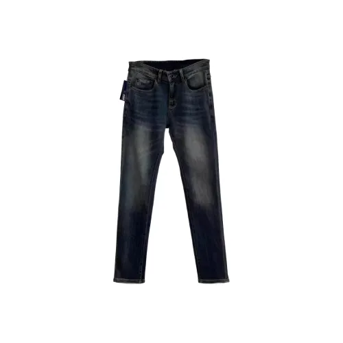 CAT'S PAW Синий Унисекс Джинсы