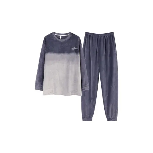 JINXU Синий Мужской Пижамный Комплект
