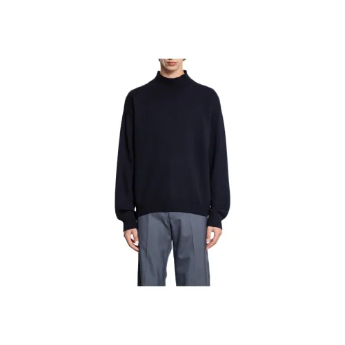 PRADA Морской синий Мужские кашемировые свитеры