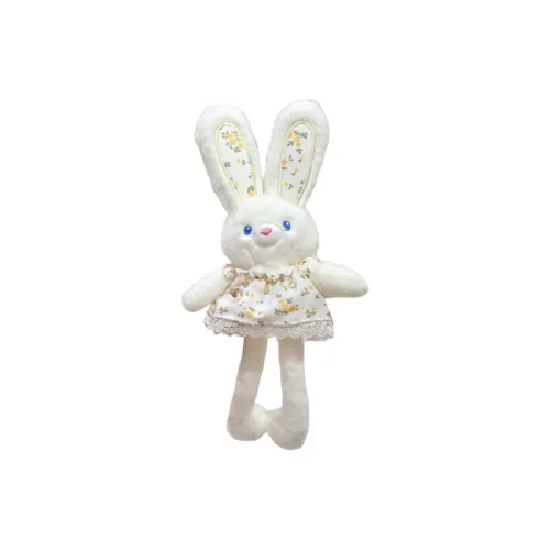 MDH Милый Креативный Цветочный Платье с Кроликом Ушки Плюшевая Подвеска 30 см Рекомендуемая Высота