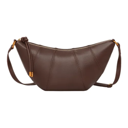 Younger Song Сумка из синтетической кожи в форме круассана сумка через плечо стандартная женская цвет эбеновое дерево кофейный