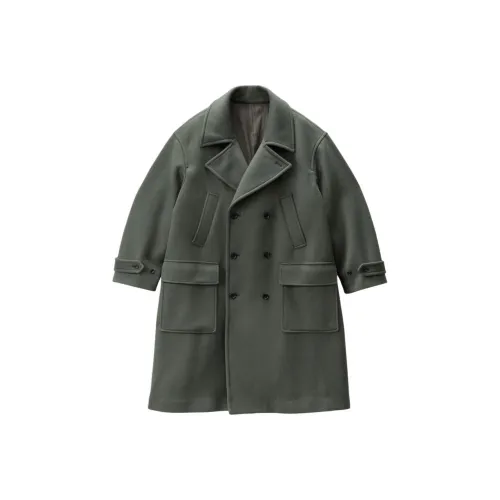 Graphpaper FW25 Свет Melton PEA Пальто Мужской