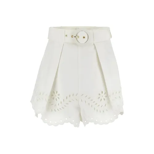Zimmermann Повседневные шорты Женские Белые