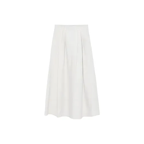 AMANI SS25 Повседневный Длинный Юбка Женские Светло-Серый