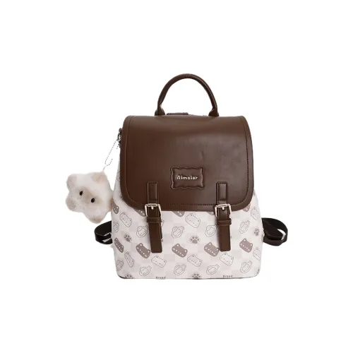 Yi Brigade ПУ (полиуретан) Рюкзак Женские Кофе