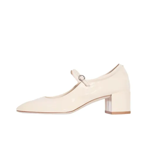 Aeyde Грубый каблук Высокие каблуки 4,5 см Женские Бежевый