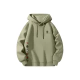 [Осень и зима ☆ Устойчивый к сокращению] Серо-зеленый цвет с узором горошка (Ma Кемпинг Наклейка Логотип на груди_Подпись Правая сторона Низ)