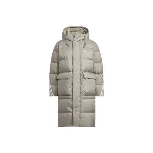 Adidas Originals Fw25 LONG DOWN JACKET Пуховик Унисекс