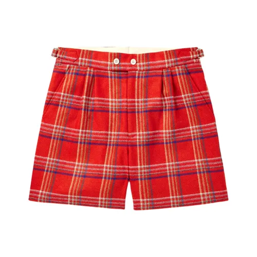 Bode Red Men's Casual Shorts Bode Красный Мужские Повседневные Шорты