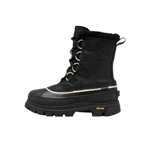 SOREL Термостойкие Короткие Снежные Ботинки Женские Черные