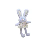 Цветочное платье с ушками кролика, фиолетового цвета