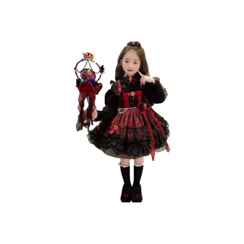 Yunpo Платье Свитер Двухкомпонентный Комплект Kids Платья