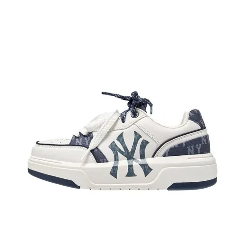 MLB New York Yankees Shock Absorbers Slip-Resistant Low-Top Skateboard Shoes Unisex Blue MLB Нью-Йорк Янкис Шок Абсорбер Слип-Резистент Низкие Кроссовки для Скейтбординга Унисекс Синий