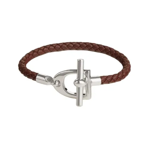 HERMES Swift Телячья кожа Браслеты Мужской Коричневый