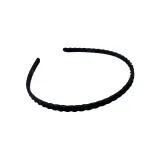 Минималистский стиль, черный, ткань, вязаный, повязка на голову