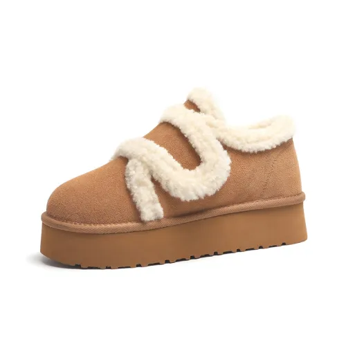 Теплоизоляционные увеличивающие высоту устойчивые к истиранию противоскользящие короткие сноубутсы женские