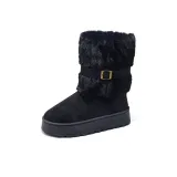 Чёрный [Тёплый флис, Плюс, Снеговики]