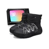 Черный с флисовой подкладкой