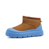 Синий коричневый (флисовая подкладка)