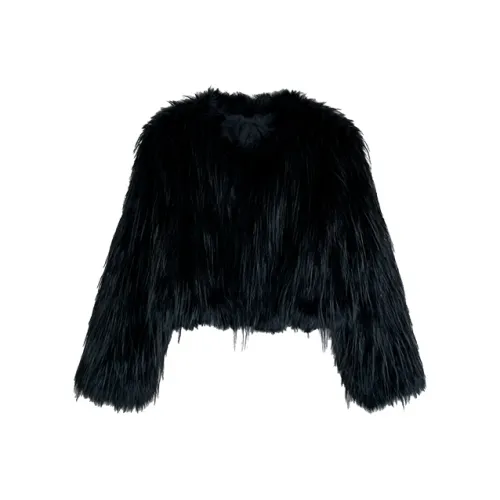 Aghr Черный Женские Меховые изделия