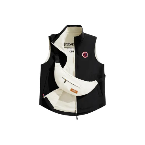 DJ.SPIRIT Жилет с воротником-стойкой Унисекс