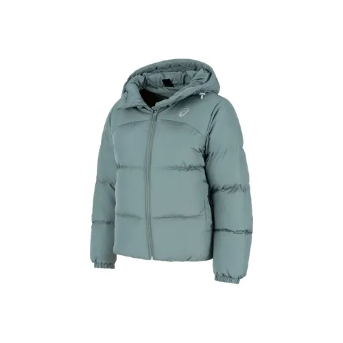 ASICS Серый Зеленый Женский Пуховик