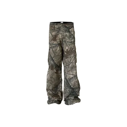 W9H2 Камуфляж Унисекс Повседневные Штаны