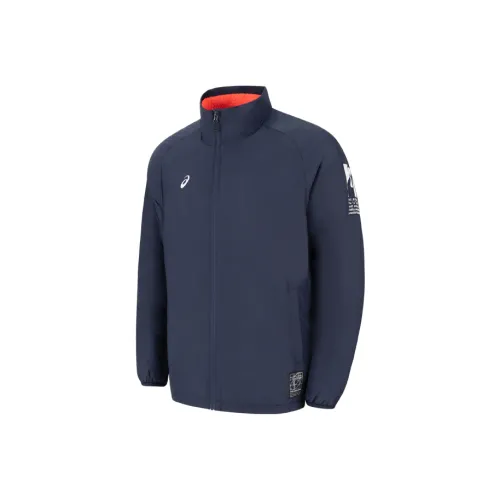 ASICS Темно-синие мужские куртки