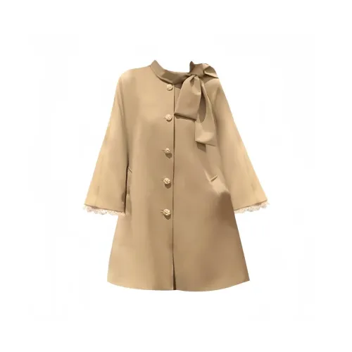 TSKIU Хаки [с подкладкой] Женская тренч-куртка