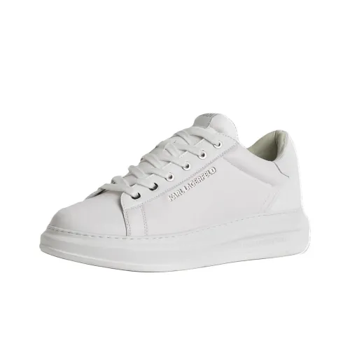 KARL LAGERFELD Низкий топ Скейтборд Кроссовки Мужские Белые