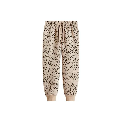 H M Бежевый Леопардовый принт Kids Вязаные Спортивные штаны