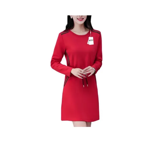 EMINU Длинное платье с длинными рукавами женское