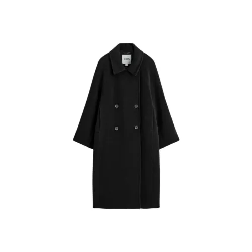 COS Черное Женское Пальто