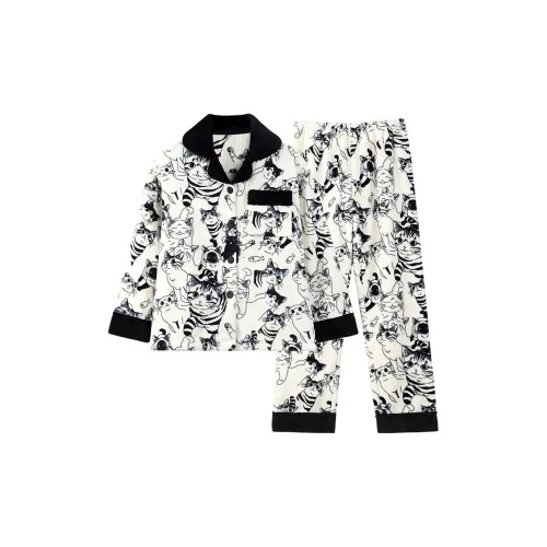 QIAOYUN Kitten Женские Пижамные Комплекты