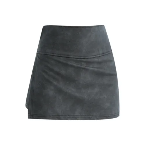 Женские кожаные короткие юбки