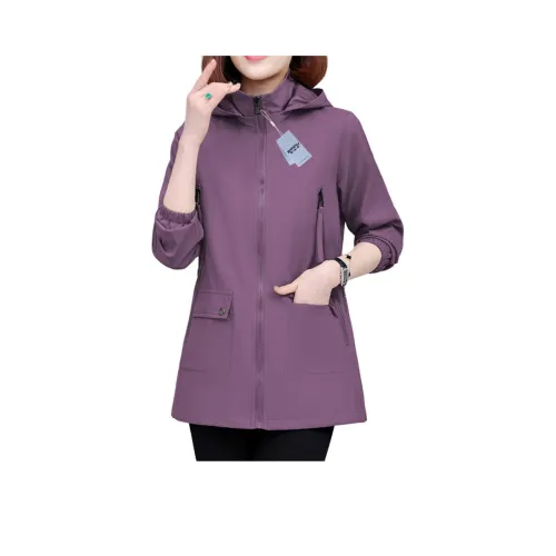 EMINU Женская тренч-куртка