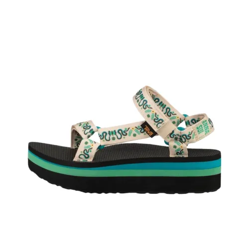 ANNA SUI x Teva Пляжные сандалии Женские Бежевый Черный