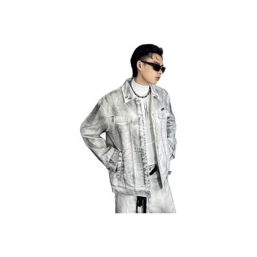 ZMHT Белый Унисекс Джинсовые куртки