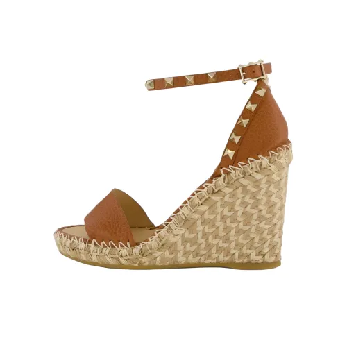 Valentino Garavani Rockstud One Ремень Сандалии 10,5 см Женские Коричневый