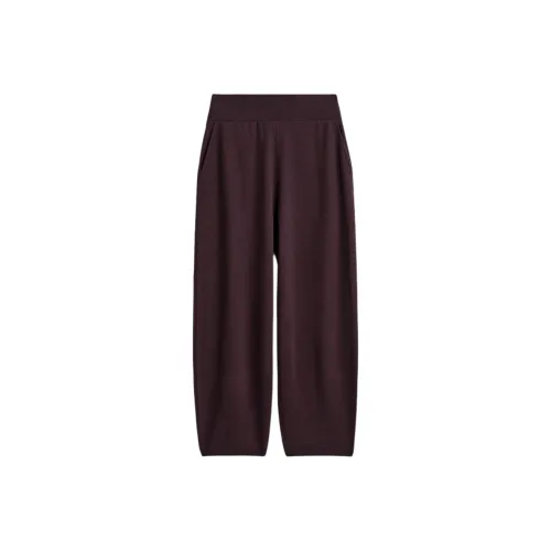 COS Бургунди Женские Повседневные Штаны