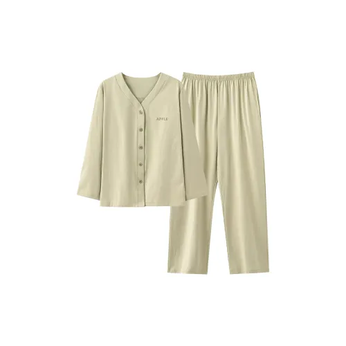 FENTENGCARE Зеленый Женский Пижамный Комплект