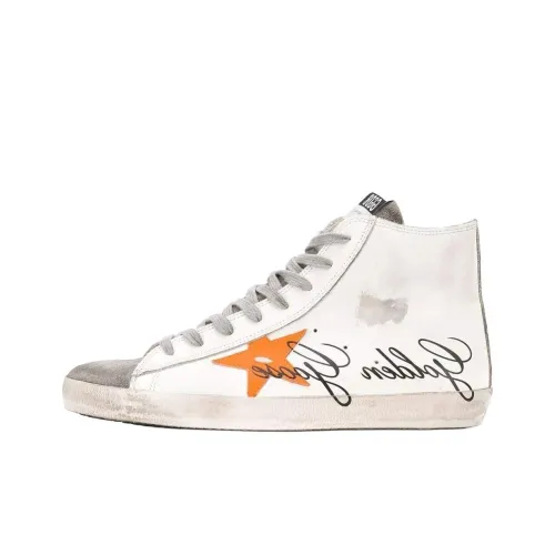 Golden Goose Hi Star High Топ Скейтборд Кроссовки Мужские Белые